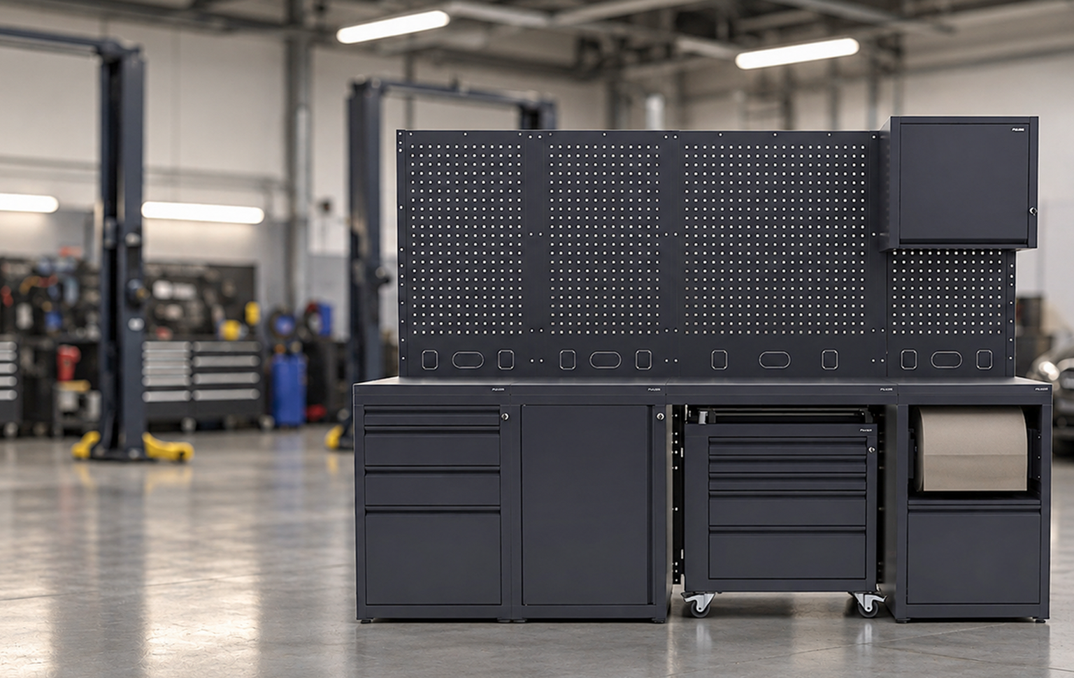 Arredo tecnico modulare per officine